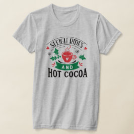 Camiseta Carreiras e cacau Fofos de Natal