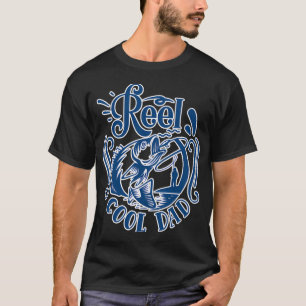 Camiseta Carrete Engraçado Pai Legal Pescador Pescadores