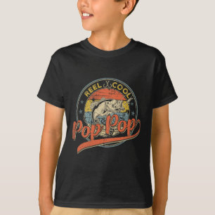 Camiseta Carrete Retro Legal Dia dos Pais de Pesca 