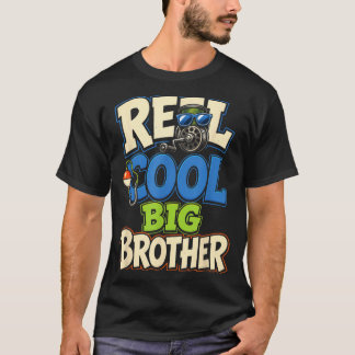 Camiseta Carretel de Pesca Legal Irmão Mais Velho Engraçado