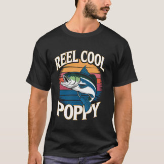 Camiseta Carretel de Pesca Legal Papoula Divertido Aposenta