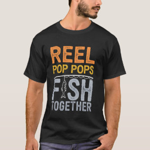 Camiseta Carretel de Pesca Pops Peixes Juntos Presente Dive