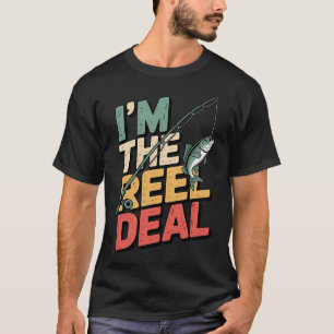 Camiseta Carretel de Pesca Presente Legal para Pai Pescador