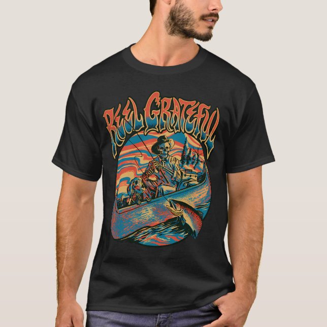 Camiseta Carretel Grato Amigos da Pesca (Frente)