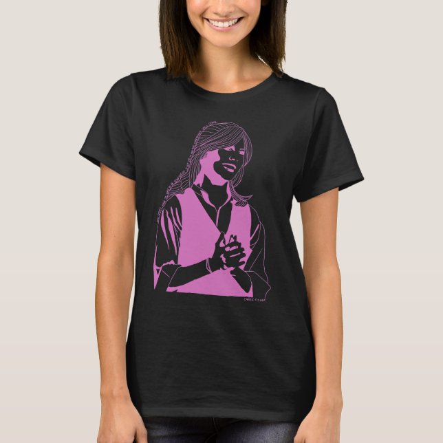 Camiseta Carrie Fisher (Frente)