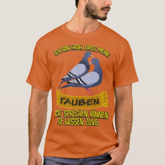 Camiseta Carrier Pigeon Piada Pigeon Pombos Fanciosos