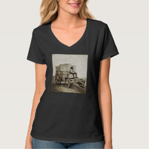 Camiseta Carrinha Fotográfica de Roger Fenton Realismo Foto