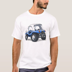 Camiseta carrinho azul do hardtop