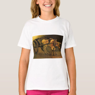 Camiseta Carrinho com Ox Vermelho e Branco (por Vincent van