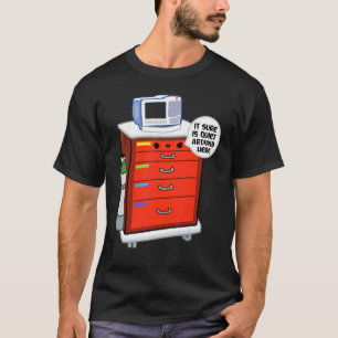 Camiseta Carrinho De Acidente Está Silencioso Por Aqui Enfe