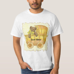 Camiseta Carrinho de Bebê Amarelo
