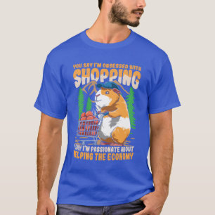 CAMISETA CARRINHO DE COMPRAS DE ALIMENTO PARA PORQUINHOS DA