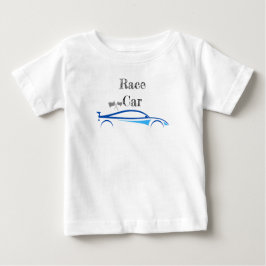Camiseta Carrinho de Corrida Bebê Verão 