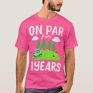 Camiseta Carrinho de Golfe Course 11 Birthday
