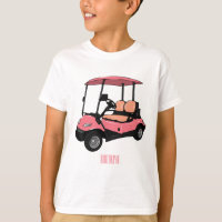 Carrinho de golfe / desenho animado de buggy de go
