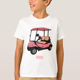 Camiseta Carrinho de golfe / desenho animado de buggy de go