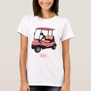 Camiseta Carrinho de golfe / desenho animado de buggy de go
