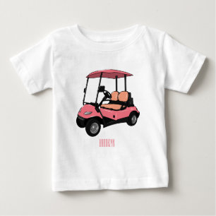 Camiseta Carrinho de golfe / desenho animado de buggy de go