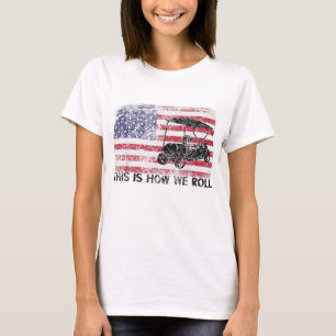 Camiseta Carrinho De Golfe Engraçado É Assim Que Nós Rolamo