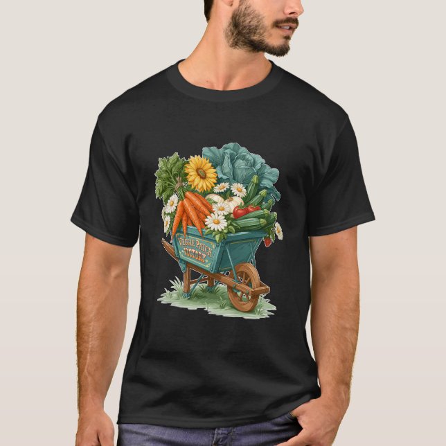 Camiseta Carrinho de Jardim da Vitória da Horta (Frente)