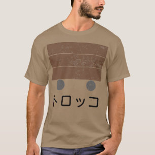 Camiseta Carrinho de Minas Japonês, Minecart, Katakana, Cut