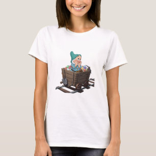 Camiseta Carrinho de Mineração da Branca de Neve Envergonha