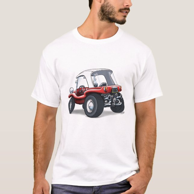 Camiseta carrinho vermelho do hardtop (Frente)