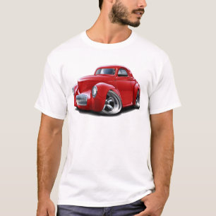 Camiseta Carro 1941 do vermelho de Willys