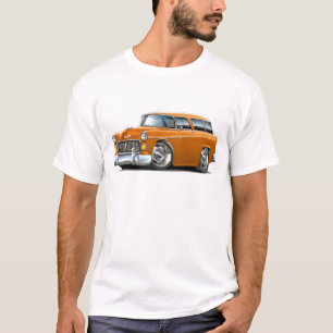 Camiseta Carro 1955 da laranja do nómada de Chevy