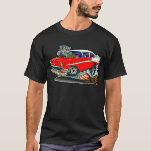 Camiseta Carro 1956 do vermelho de Chevy Belair