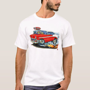 Camiseta Carro 1956 vermelho de Chevy 150-210