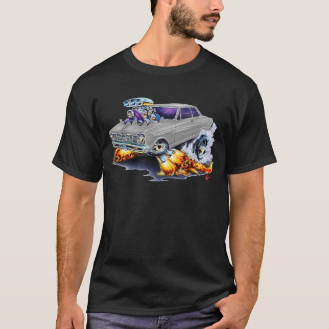 Camiseta Carro 1962-65 do cinza da nova (Frente)
