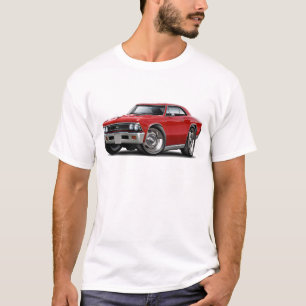 Camiseta Carro 1966 do vermelho de Chevelle