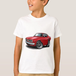 Camiseta Carro 1967-69 do vermelho do Barracuda