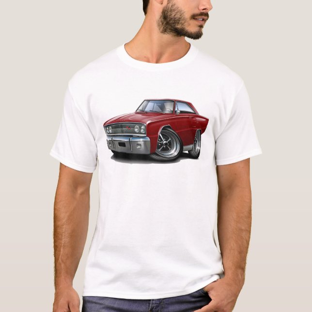 Camiseta Carro 1967 marrom do RT do Coronet (Frente)
