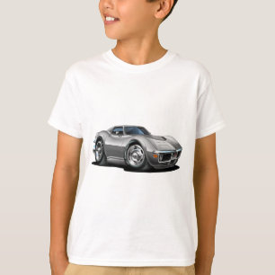 Camiseta Carro 1968-72 de prata de Corveta
