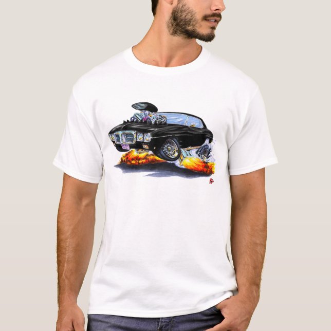 Camiseta Carro 1969 preto de Firebird (Frente)