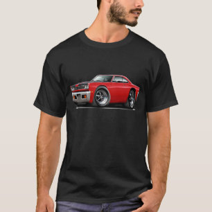 Camiseta Carro 1969 Vermelho-Preto da capa do Roadrunner