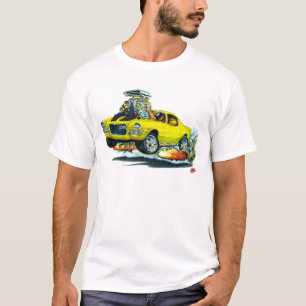 Camiseta Carro 1970-72 Amarelo-Preto de Camaro