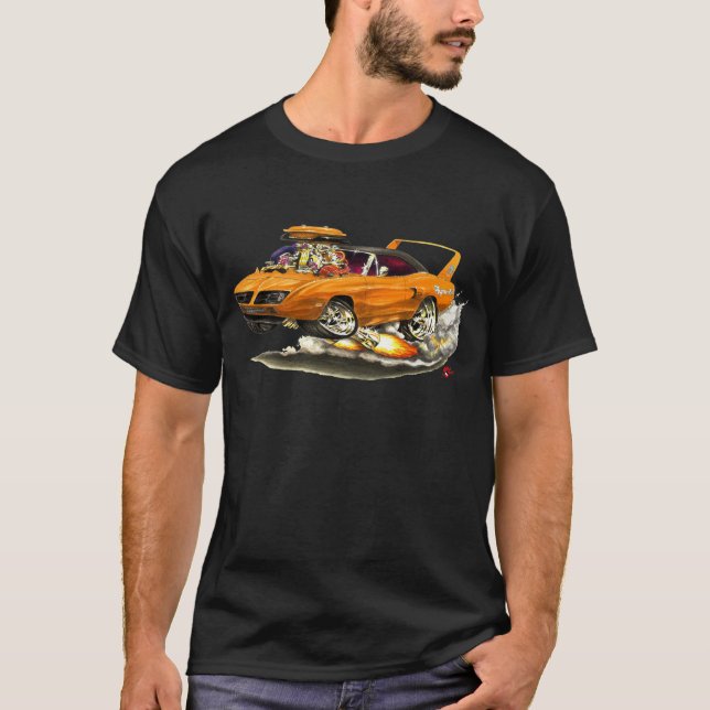 Camiseta Carro 1970 da laranja de Superbird (Frente)