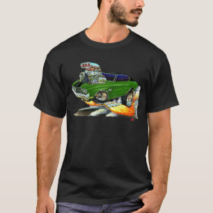 Camiseta Carro 1970 Verde-Preto de Chevelle