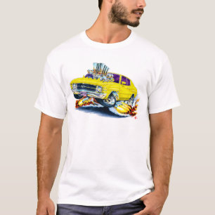 Camiseta Carro 1971-72 amarelo de Chevelle