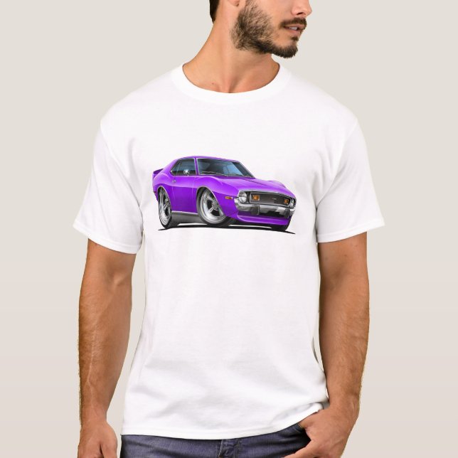 Camiseta Carro 1971-72 do roxo do dardo (Frente)