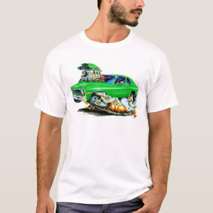 Camiseta Carro 1971-74 verde da nova
