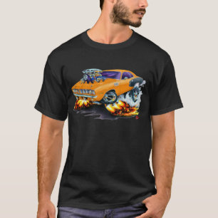 Camiseta Carro 1971 da laranja de Hemi Cuda