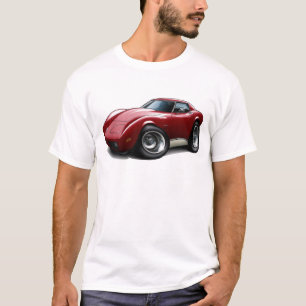 Camiseta Carro 1973-76 marrom de Corveta