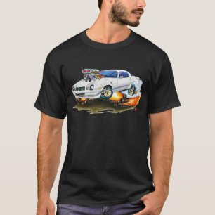 Camiseta Carro 1979-81 Branco-Cinzento de Camaro Z28