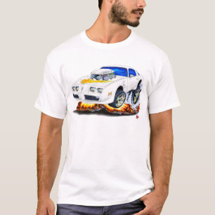 Camiseta Carro 1979-81 do branco do transporte Am