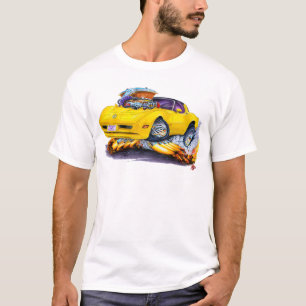 Camiseta Carro 1980-82 amarelo de Corveta