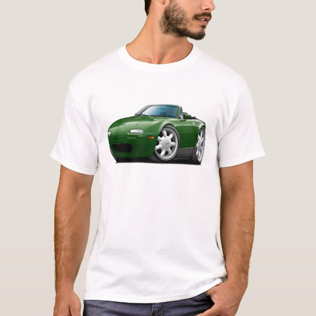 Camiseta Carro 1990-98 verde de Miata (Frente)